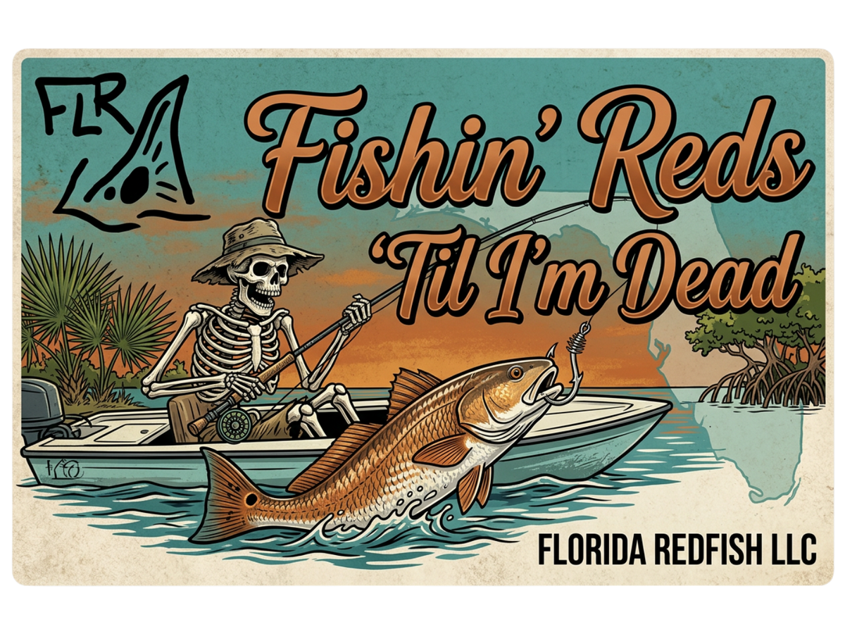 Medium Vinyl Sticker (3-4") | Redfish & Coastal Designs