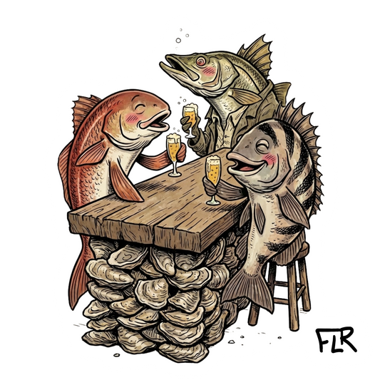 Medium Vinyl Sticker (3-4") | Redfish & Coastal Designs
