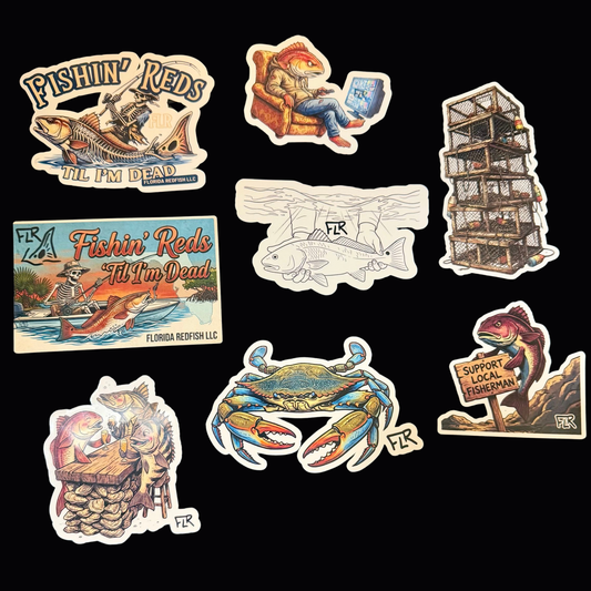 Medium Vinyl Sticker Pack (3-4") | Redfish & Coastal Designs