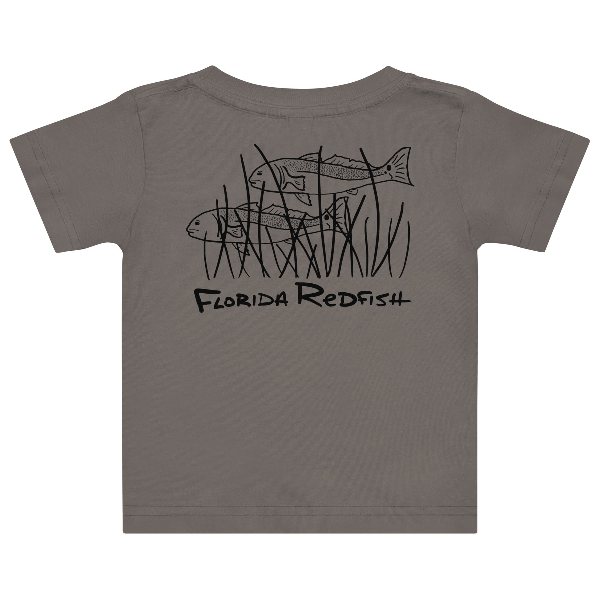 FLR Florida Outline Baby T-Shirt - Florida Redfish LLC Kids Tee detail view