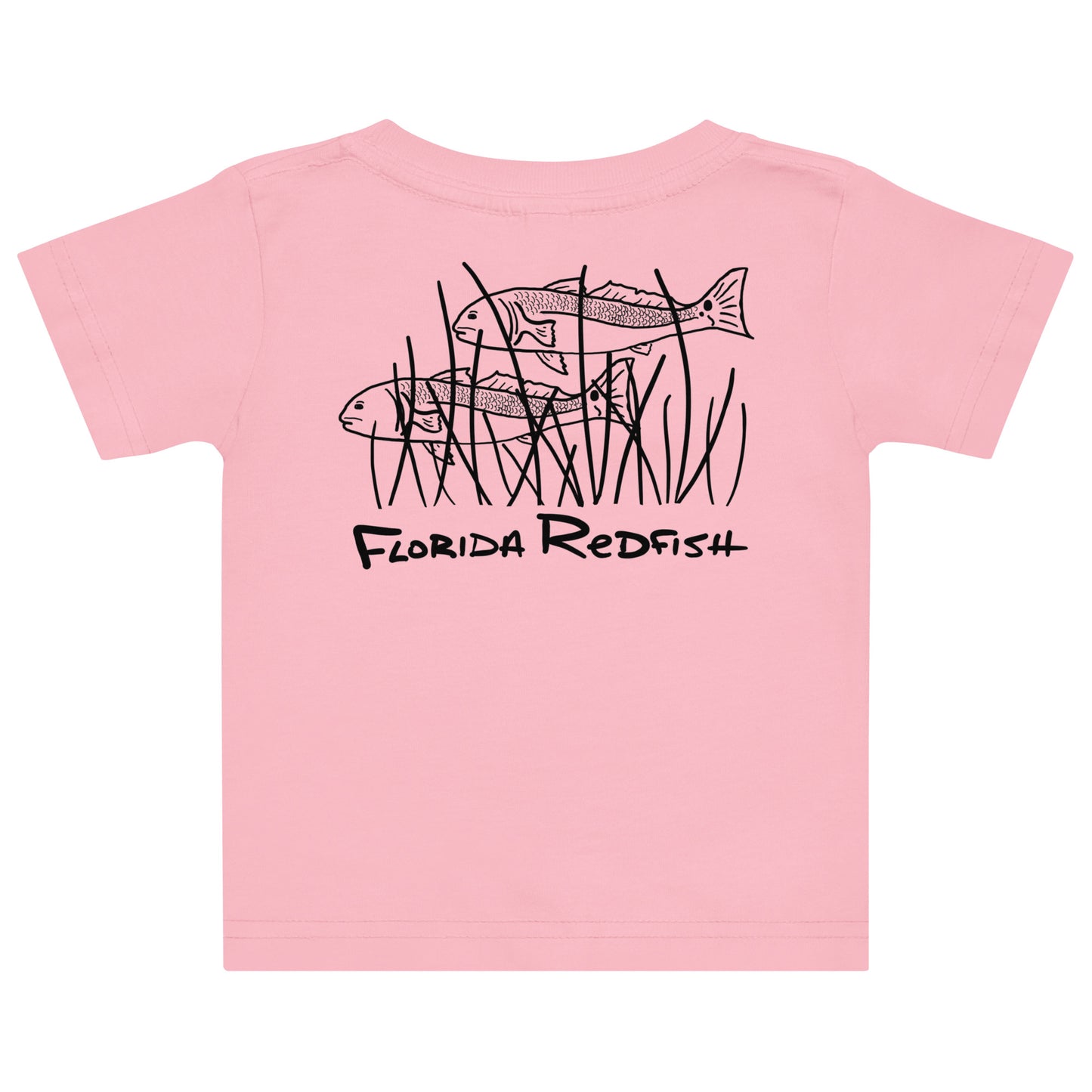 FLR Florida Outline Baby T-Shirt - Florida Redfish LLC Kids Tee detail view