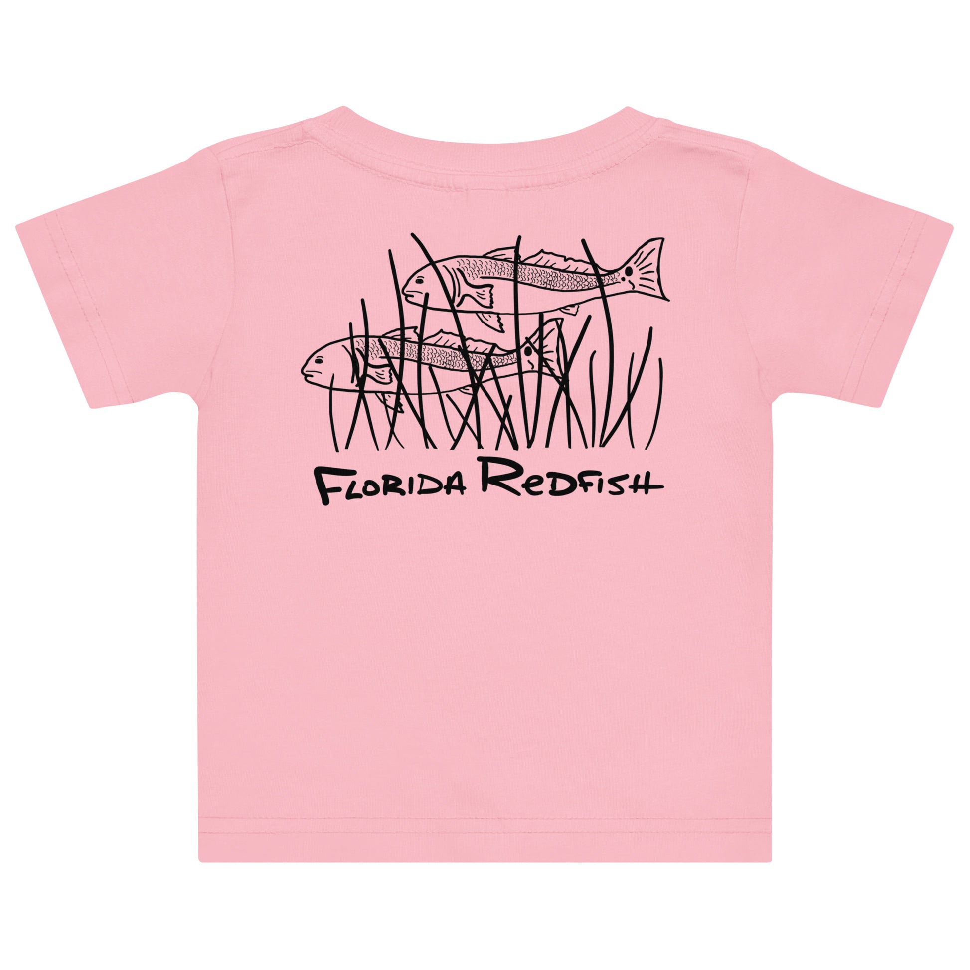 FLR Florida Outline Baby T-Shirt - Florida Redfish LLC Kids Tee detail view