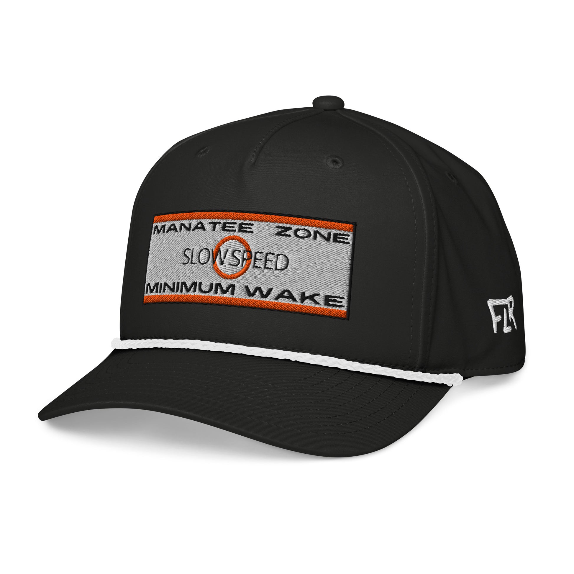 FLR Manatee Zone Rope Hat | Florida Inshore Fishing Cap | Florida Redfish LLC