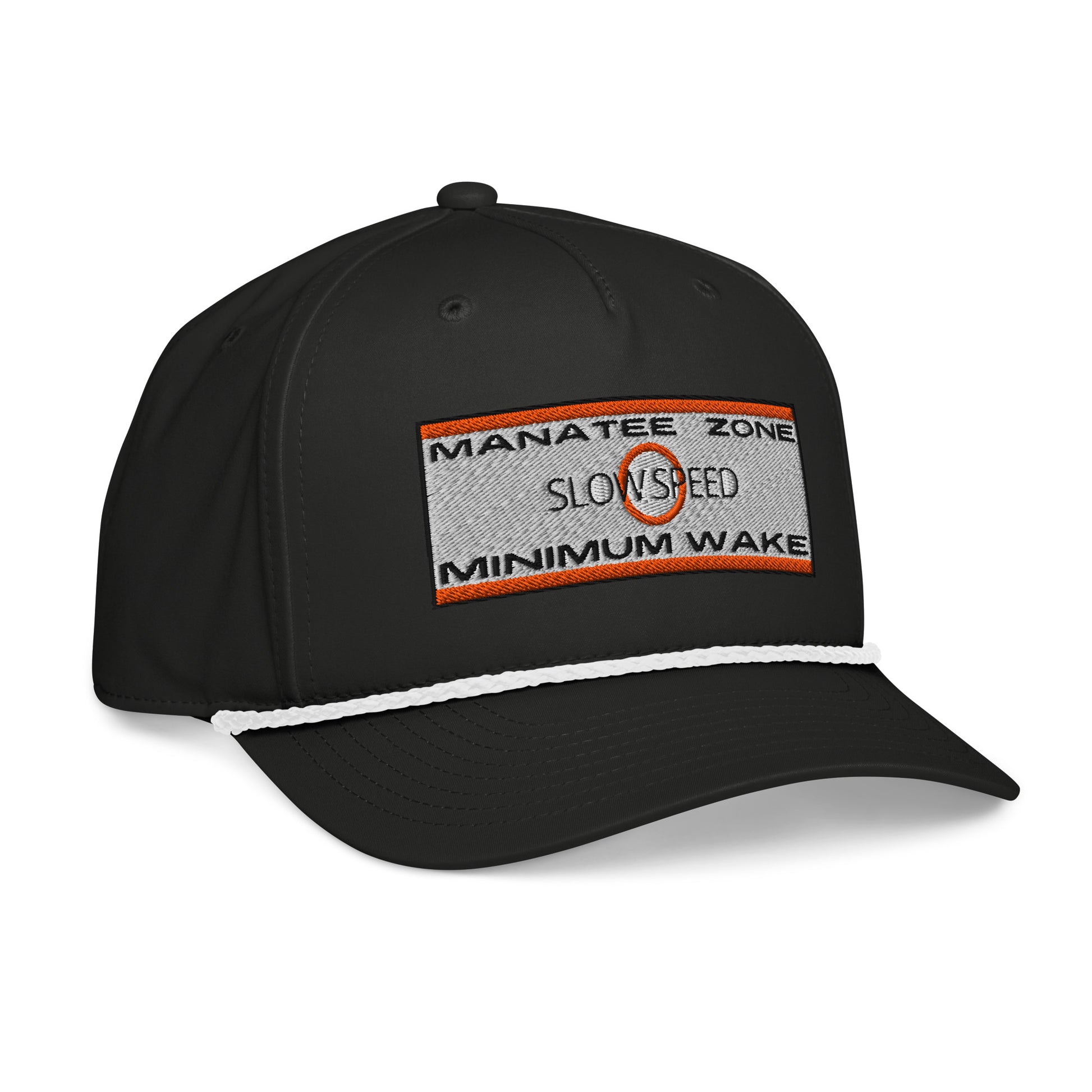 FLR Manatee Zone Rope Hat | Florida Inshore Fishing Cap | Florida Redfish LLC