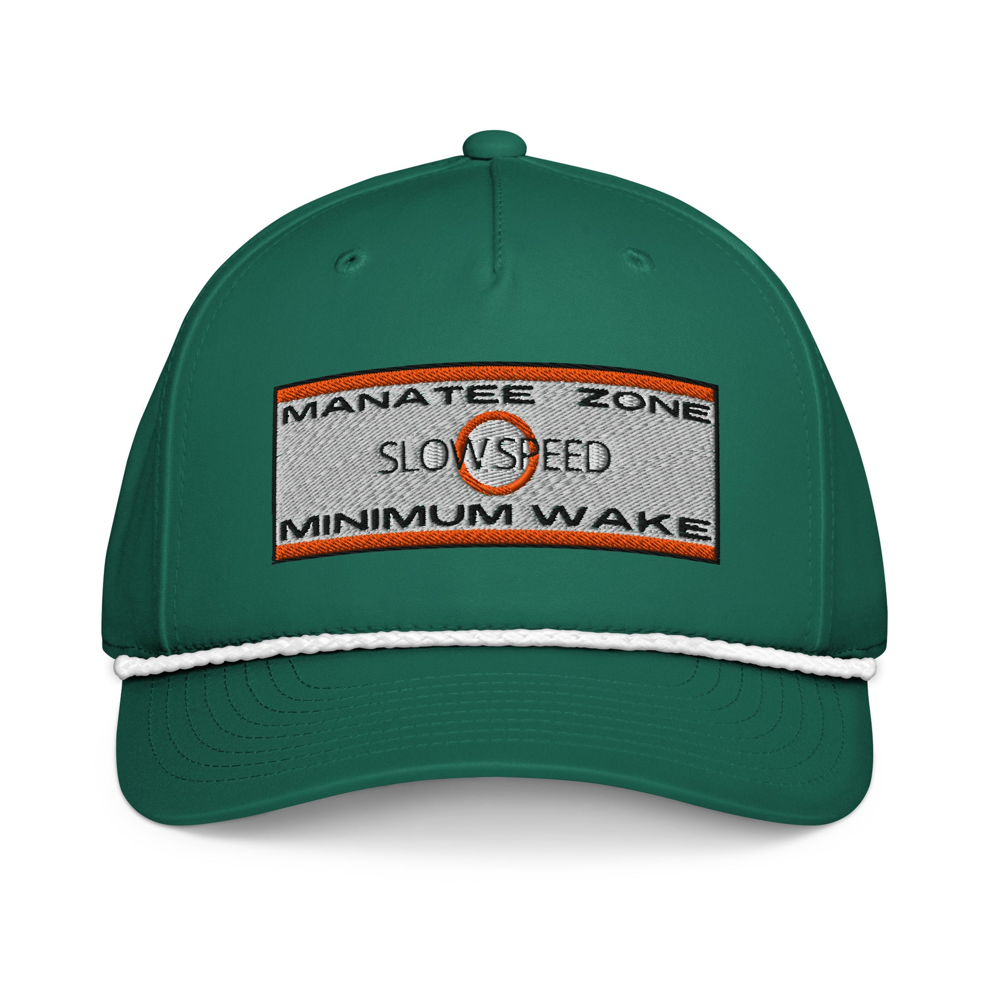 FLR Manatee Zone Rope Hat | Florida Inshore Fishing Cap | Florida Redfish LLC