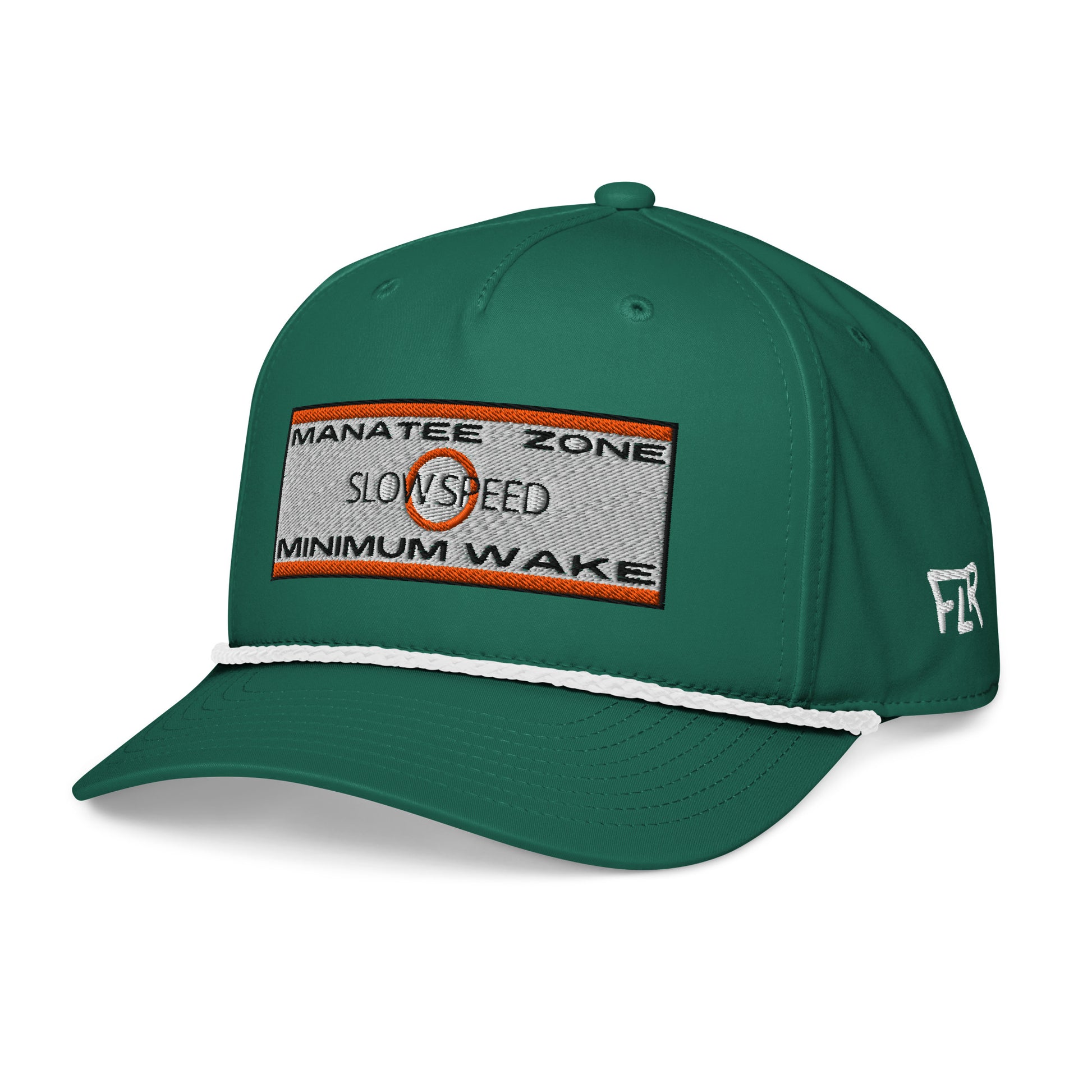 FLR Manatee Zone Rope Hat | Florida Inshore Fishing Cap | Florida Redfish LLC