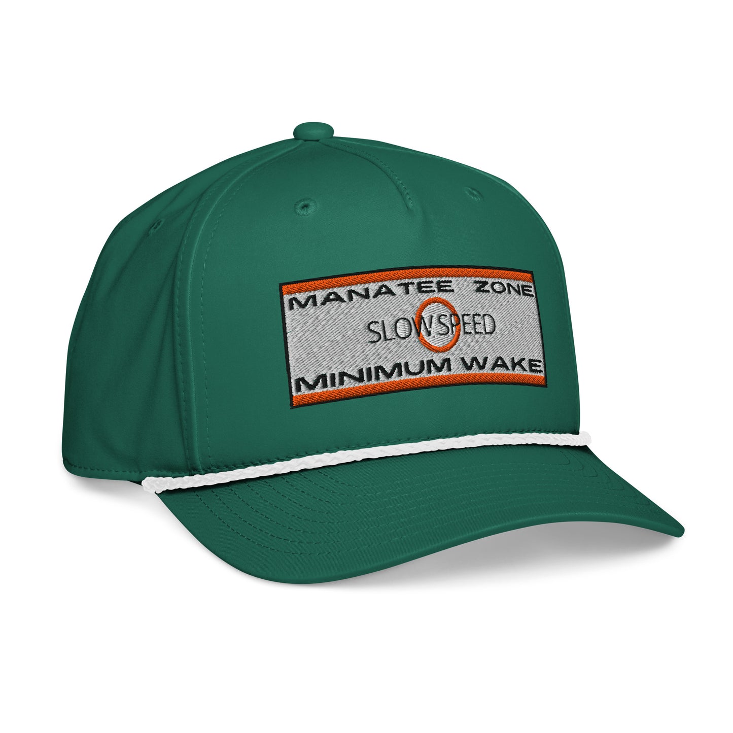 FLR Manatee Zone Rope Hat | Florida Inshore Fishing Cap | Florida Redfish LLC