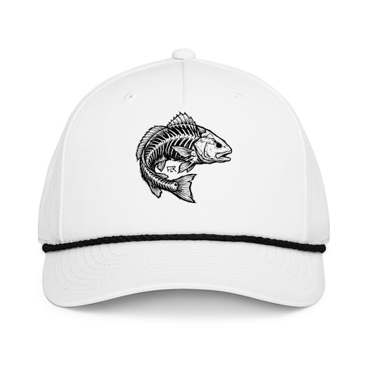 FLR Redfish Skeleton Rope Cap | Florida Inshore Fishing Hat | Florida Redfish LLC