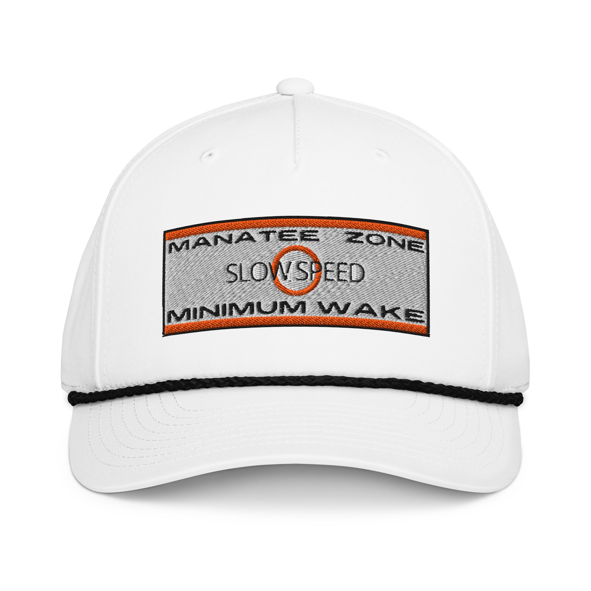 FLR Manatee Zone Rope Hat | Florida Inshore Fishing Cap | Florida Redfish LLC