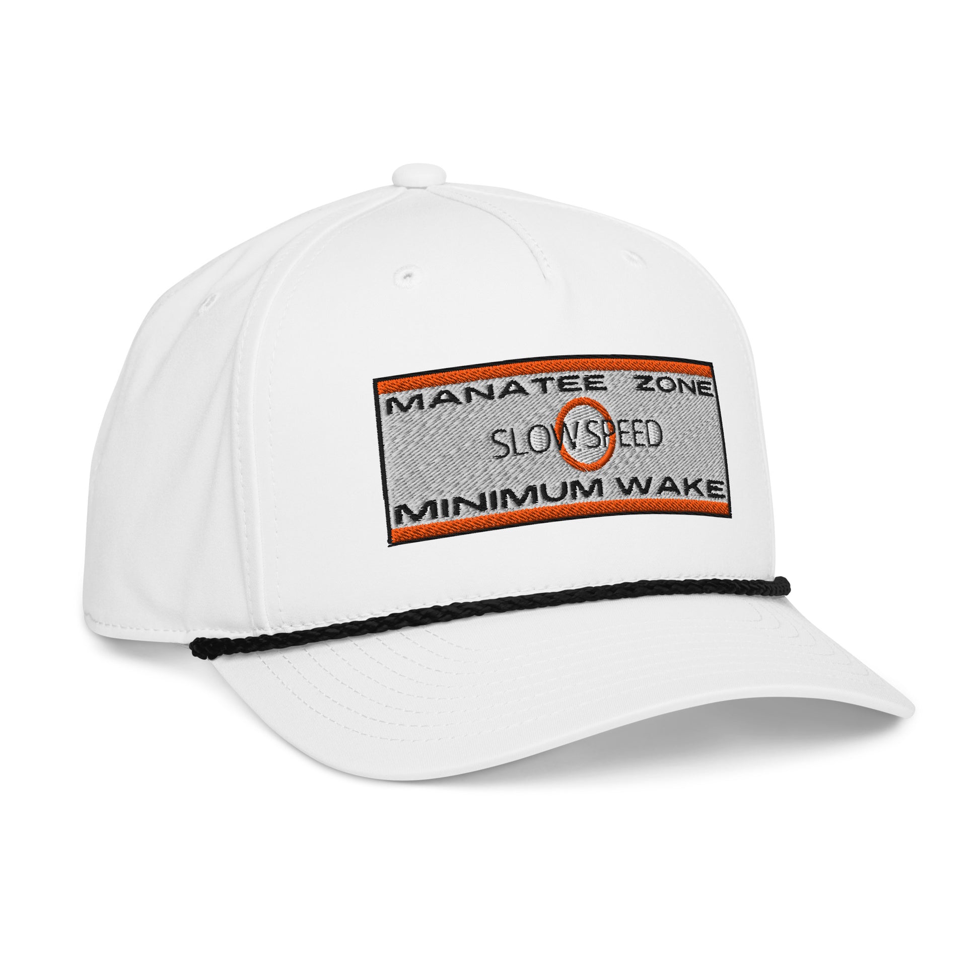 FLR Manatee Zone Rope Hat | Florida Inshore Fishing Cap | Florida Redfish LLC