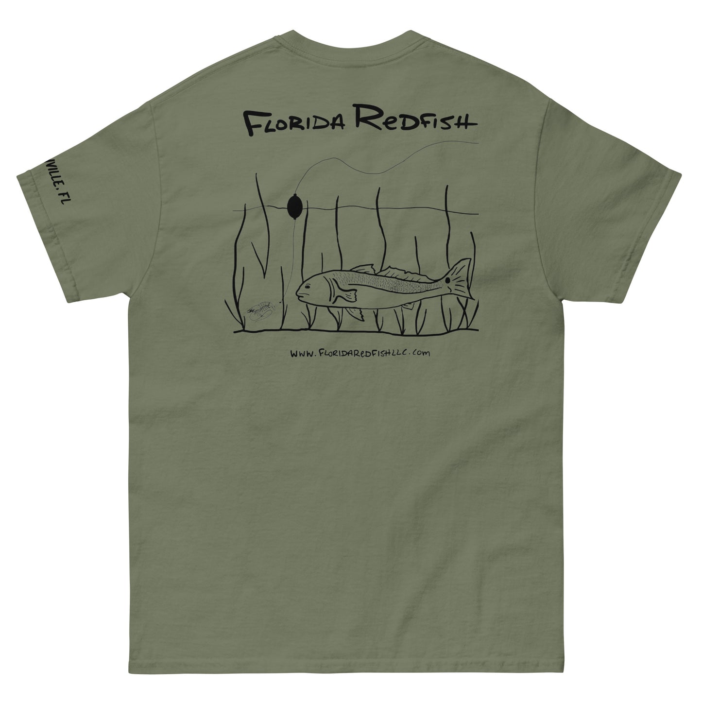 FL REDFISH - Popping Cork Tee