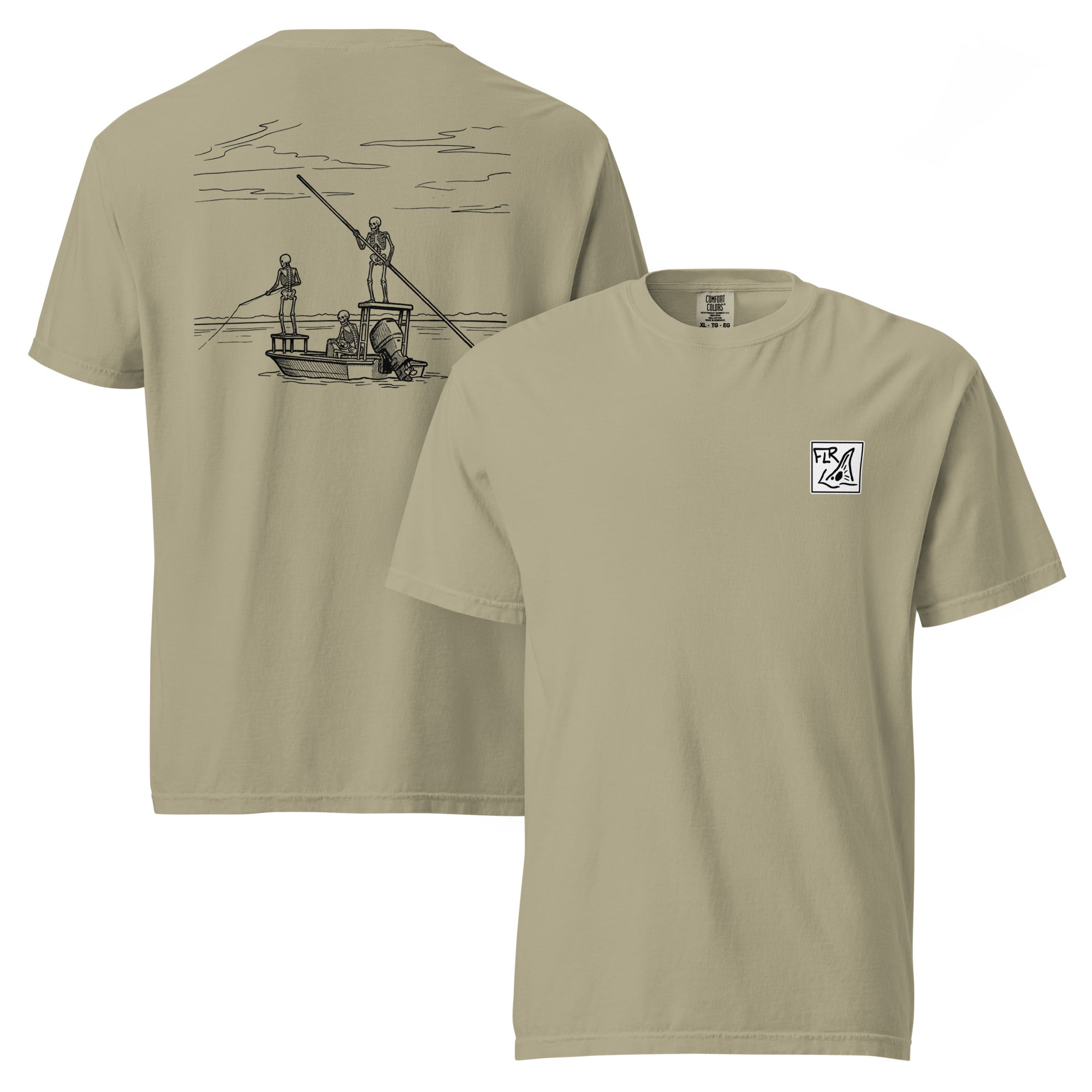 Fish Til I'm Dead Unisex Garment-Dyed Tee | Florida Redfish LLC